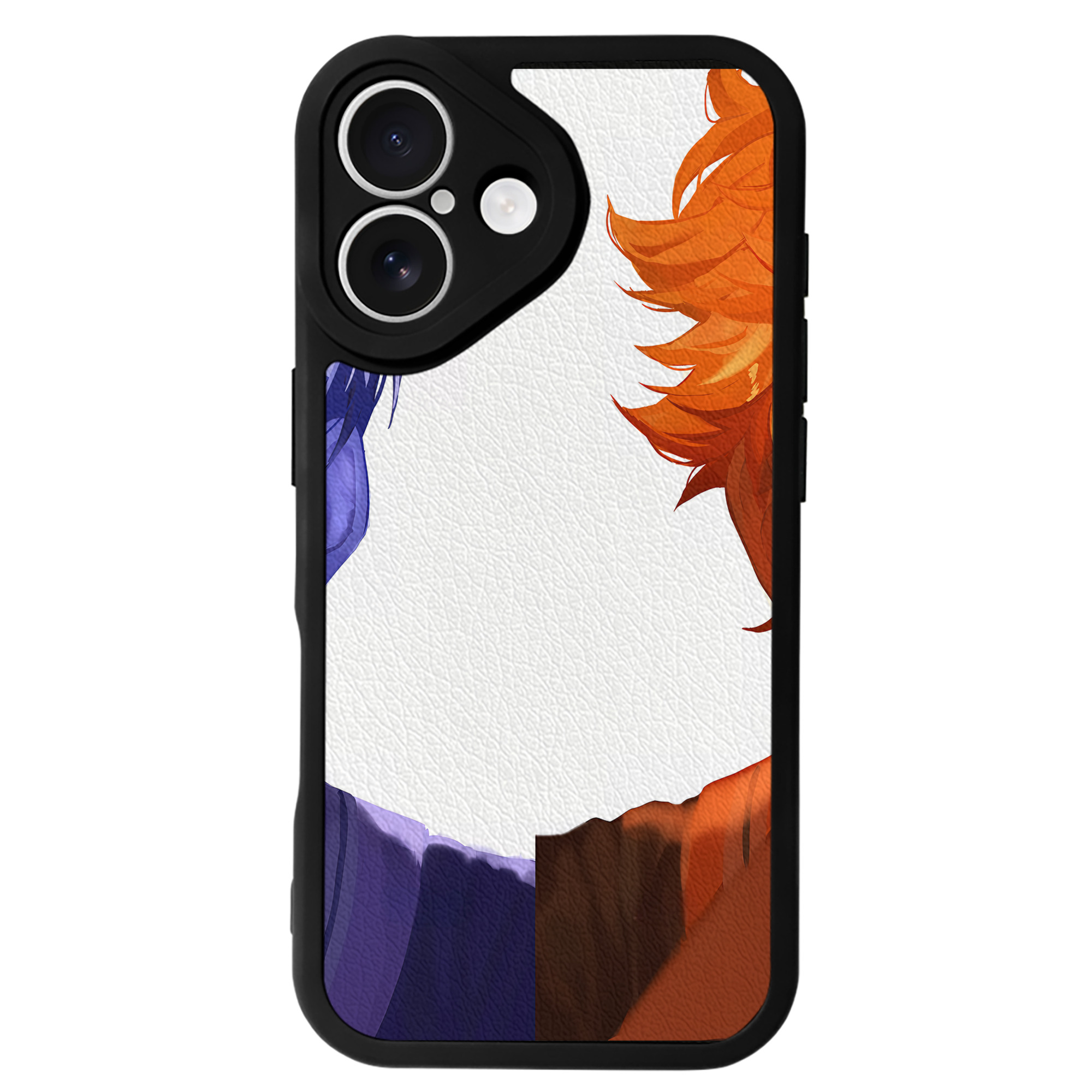 （画像用） ハイキュー!! Haikyu!! 【iPhone 16シリーズ対応】シリコンスマホケース（レザー調） 材質：シリコン